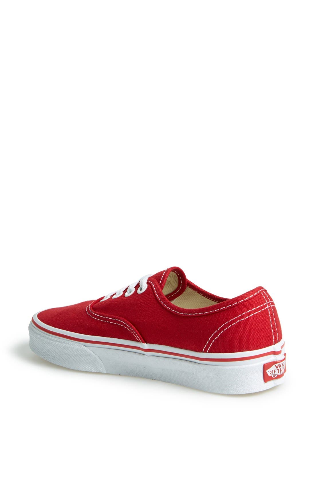 Vans Authentic Sneaker, Alternate, color, Red