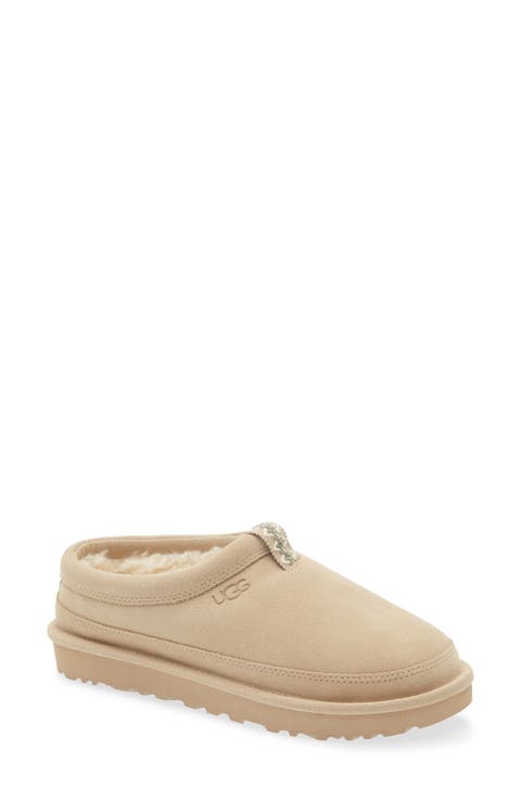 Rozman Leather Genuine Shearling Slipper