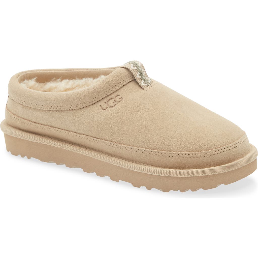 Ugg ® Rozman Leather Genuine Shearling Slipper In Sand