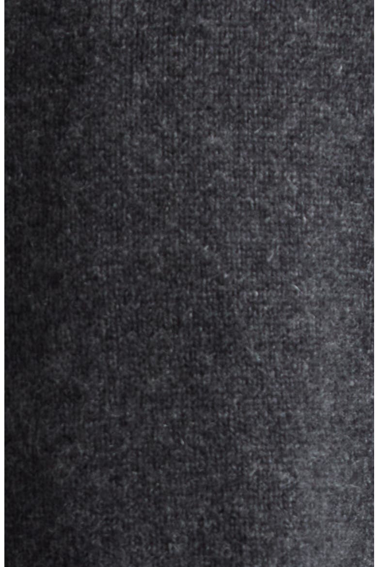 Frances Cashmere Wrap Scarf Sweater, Alternate, color, CHARCOAL