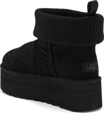 Classic Mini Platform Felted Boot