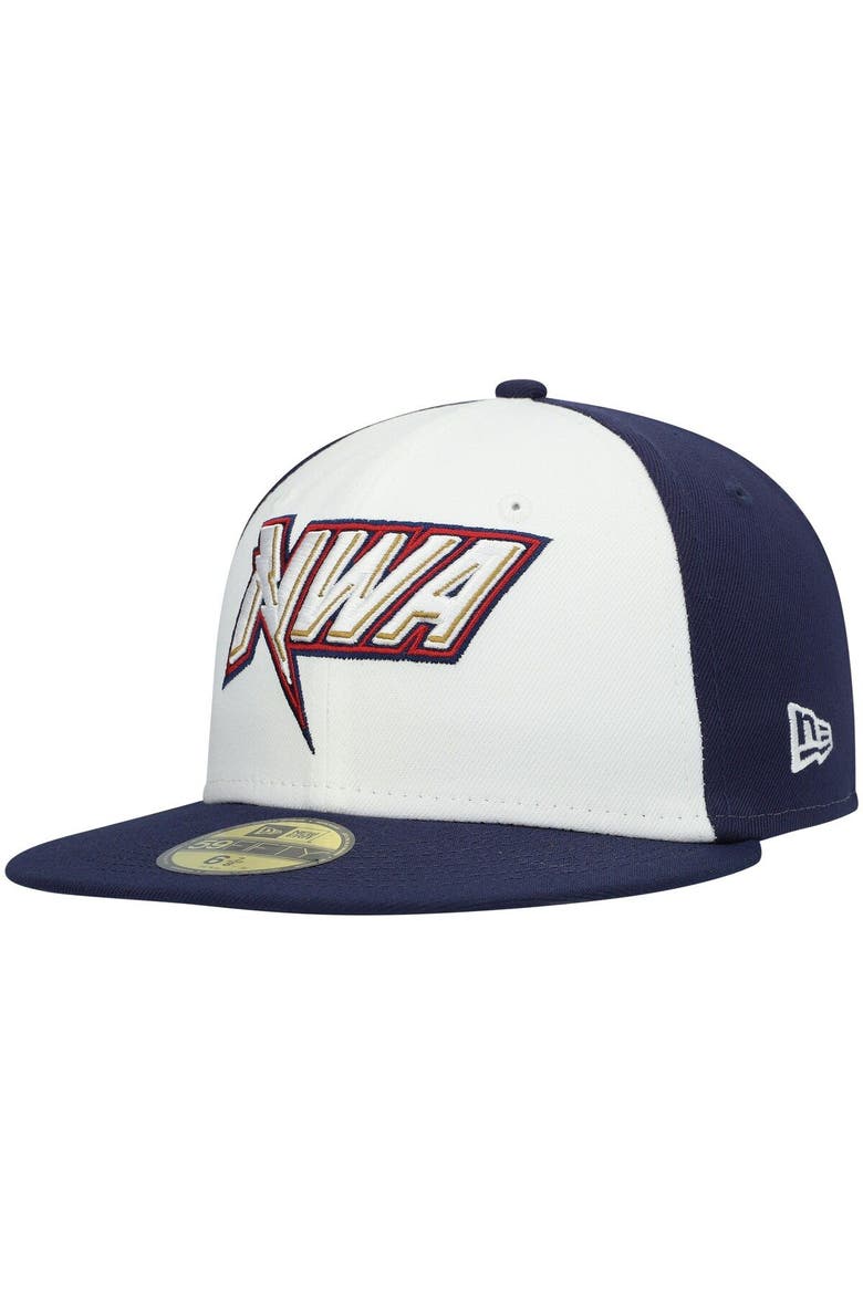 Men's New Era White Northwest Arkansas Naturals Authentic Collection Team Alternate 59FIFTY Fitted Hat, Main, color, White