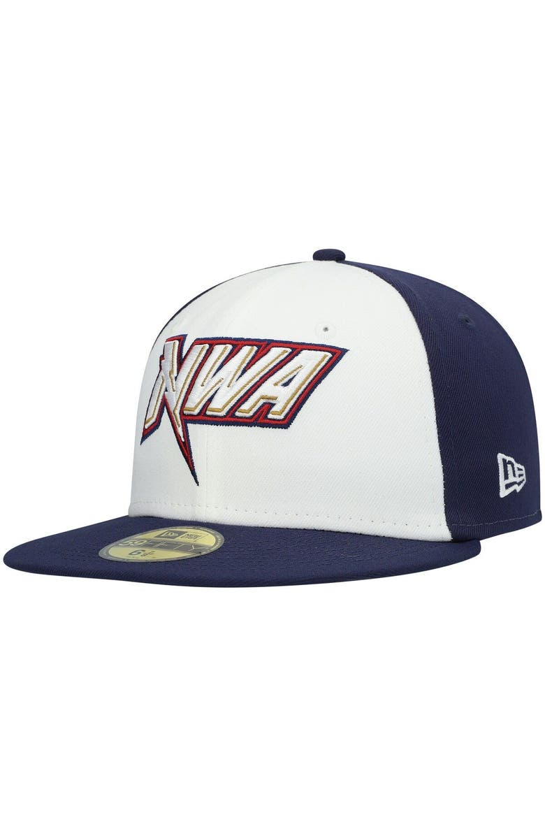 New Era Men's New Era White Northwest Arkansas Naturals Authentic Collection Team Alternate 59FIFTY Fitted Hat, Main, color, White
