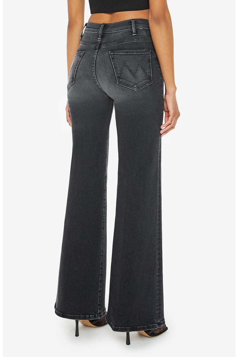 The Hustler Roller Sneaker Flare Leg Jeans, Alternate, color, NOT TODAY SATAN