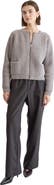 Almina Concept Knit Zip Up Cardigan