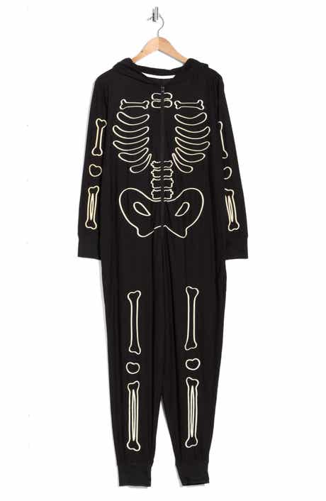 Hooded Skeleton Jumpsuit