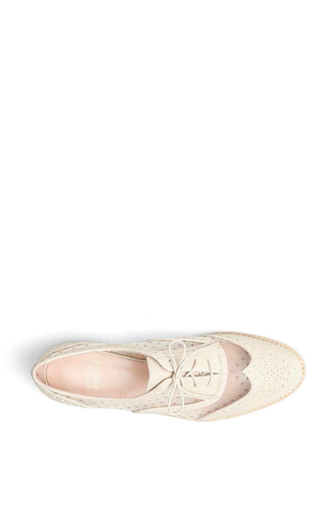 'Dandyperf' Wingtip Oxford, Alternate, color, IVORY VECCHIO NAPPA
