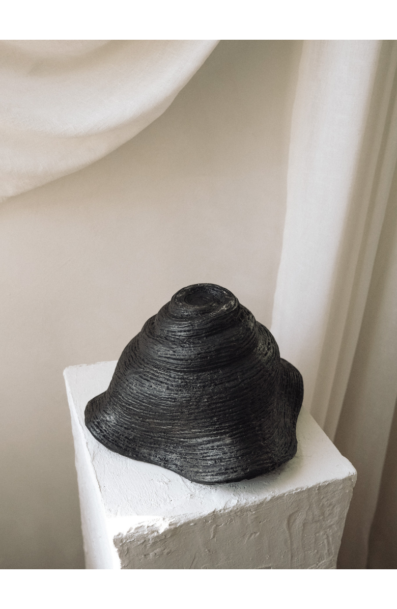 Twenty Third by Deanne Kusu Vessel, Alternate, color, Black