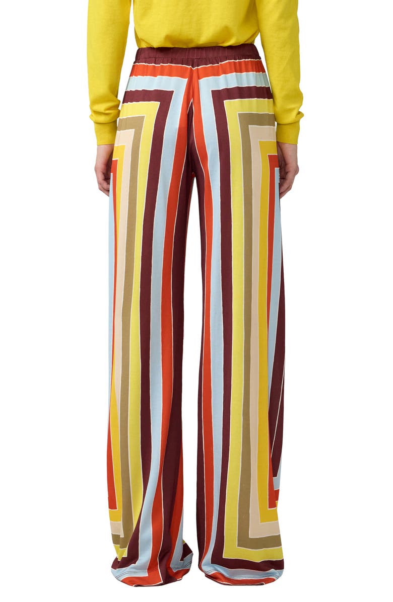 Diane von Furstenberg Malia Stripe Wide Leg Pants, Alternate, color, Dorian Stripe Multi