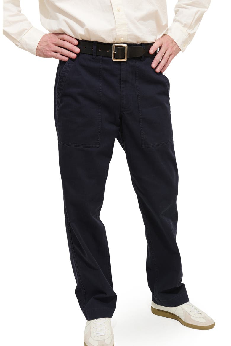 Cotton Herringbone Field Pants, Main, color, NAVY