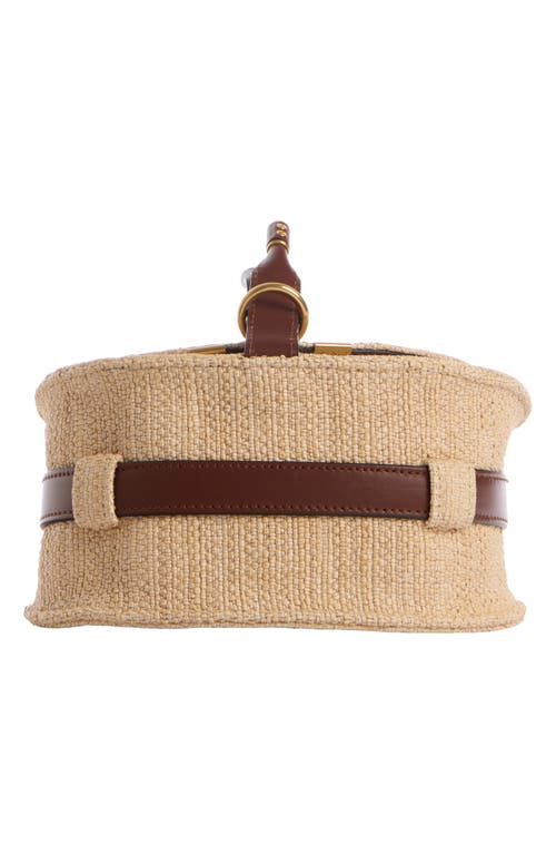 Chloé Small Marcie Woven Crossbody Bag In Hot Sand
