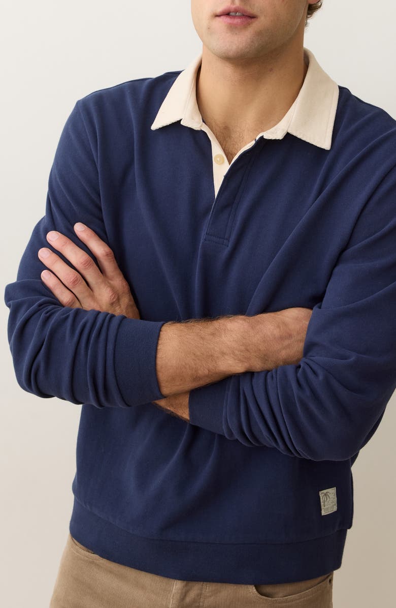 Marine Layer Sueded Rugby Polo, Alternate, color, 