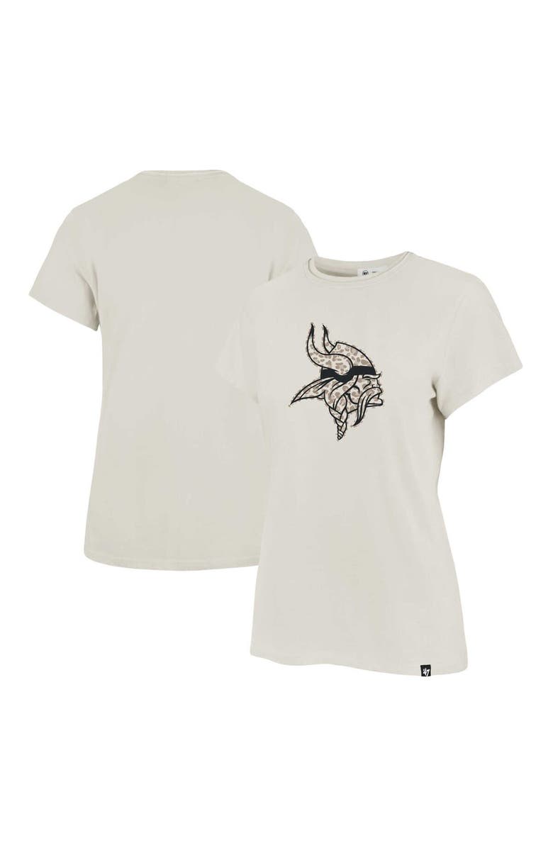 '47 Women's '47 Cream Minnesota Vikings Panthera Frankie T-Shirt, Main, color,