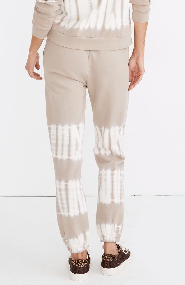 Madewell (Re)sourced Cotton Tie Dye Retro Sweatpants, Alternate, color, 