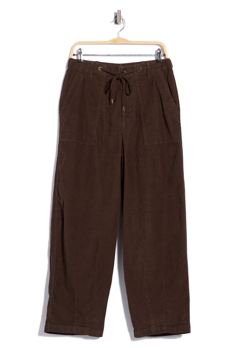 Fine Wale Corduroy Military Pants, Main, color, PORCUPINE