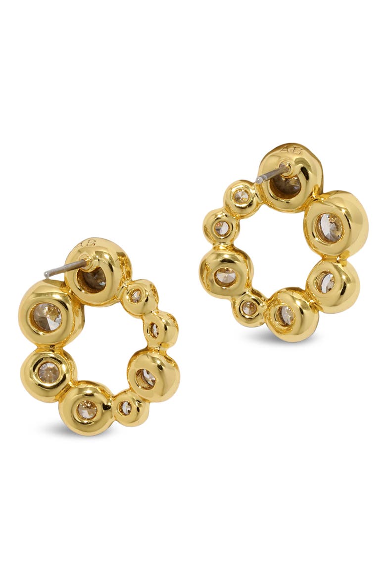 Asterales Petite Bubble Stud Earrings, Alternate, color, GOLD STONES