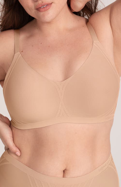 Honeylove Silhouette Wireless Bra In Sand