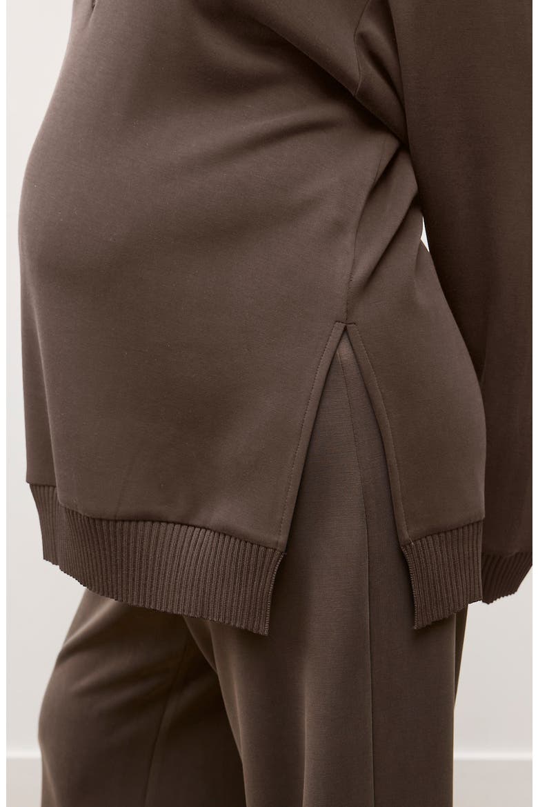 Lucia Lounge Top, Alternate, color, Truffle