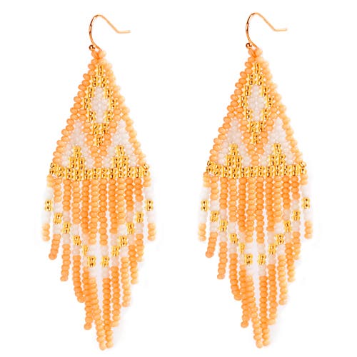 Fosterie Bellini Embera Earrings In Orange
