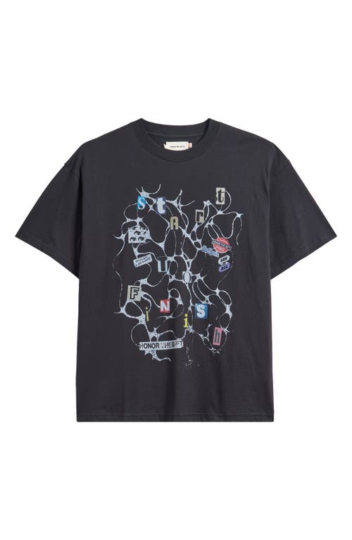 Honor The Gift Start To Finish Graphic T-shirt In Black
