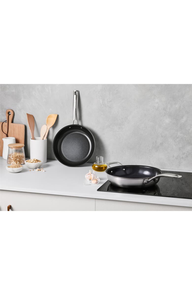 Le Creuset Essential Stainless Steel Nonstick 11-Inch Frying Pan, Alternate, color, Stainless Steel