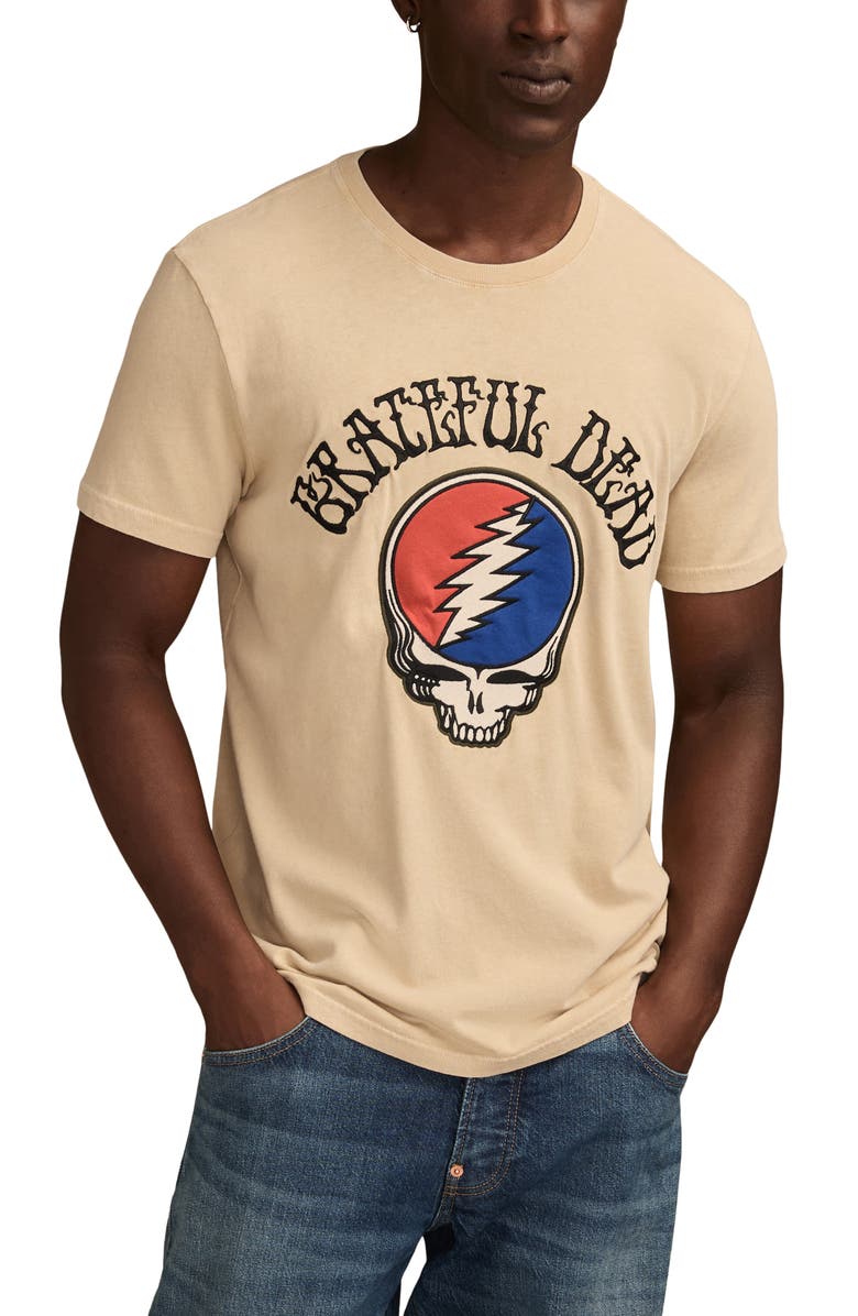Lucky Brand Grateful Dead Embroidered T-Shirt, Main, color,