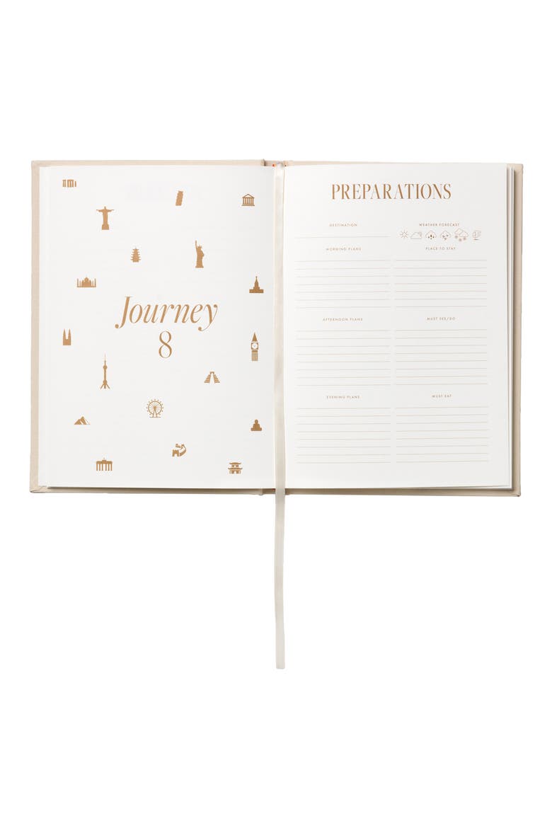 Bon Voyage Travel Journal, Alternate, color, BLUE