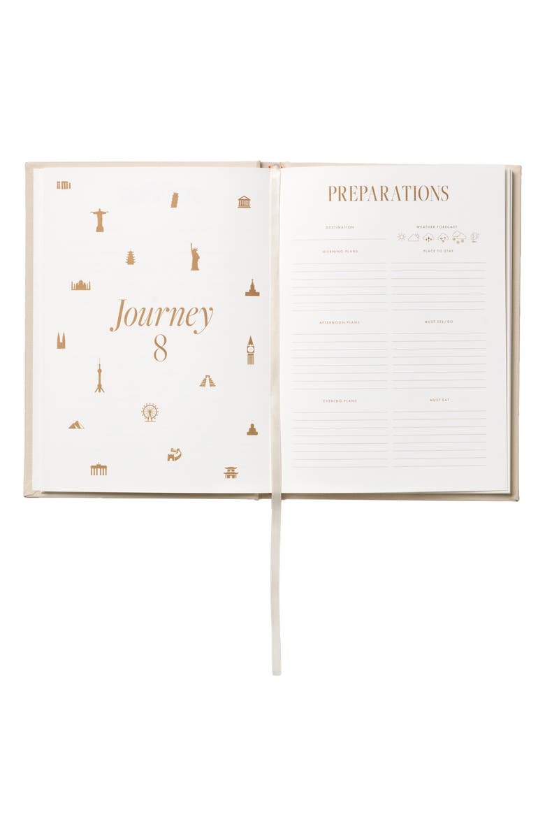 PRINTWORKS Bon Voyage Travel Journal, Alternate, color, Blue