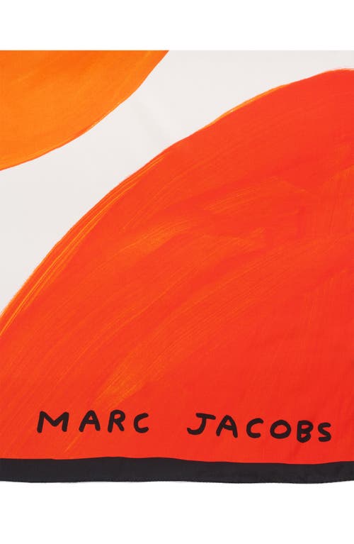 Marc Jacobs Joy Silk Scarf In Gold