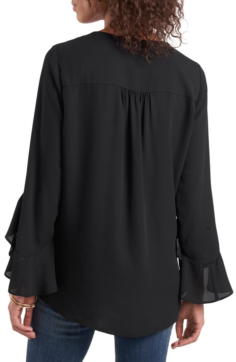 Vince Camuto Flutter Sleeve Tunic, Alternate, color,