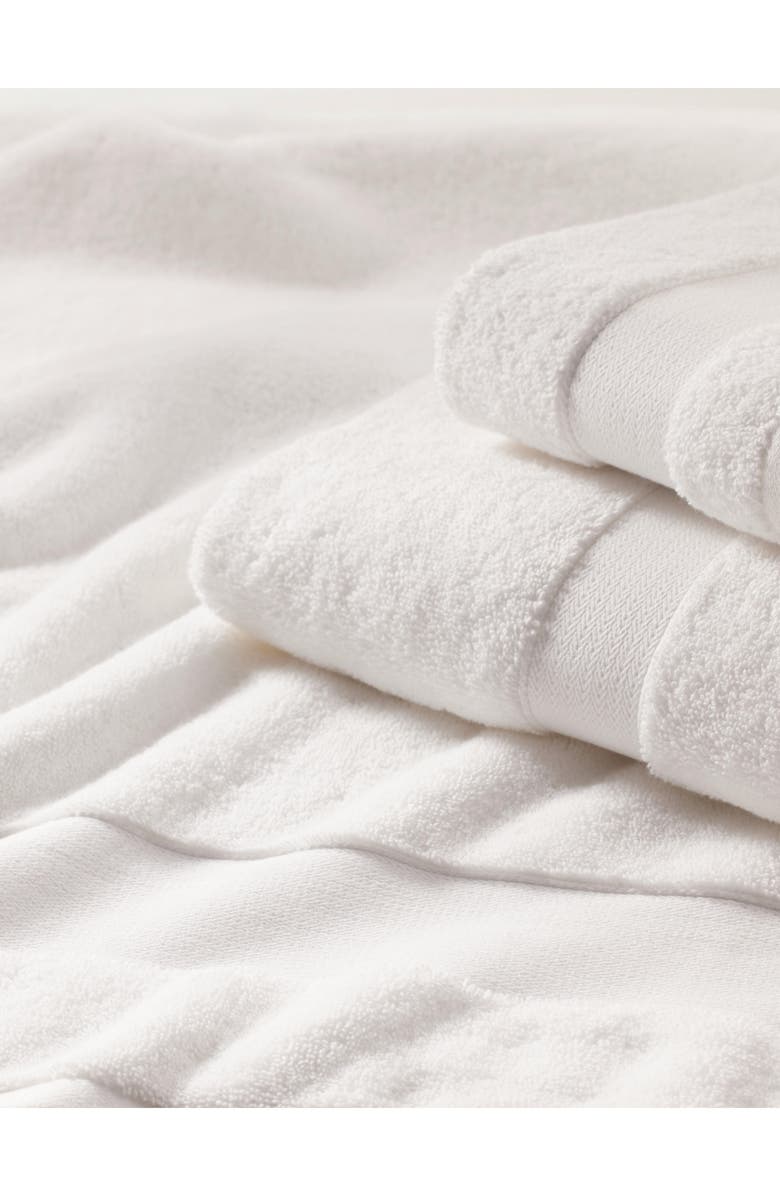 Lauren Ralph Lauren Watson Cotton Terry Cloth Washcloth, Alternate, color, White