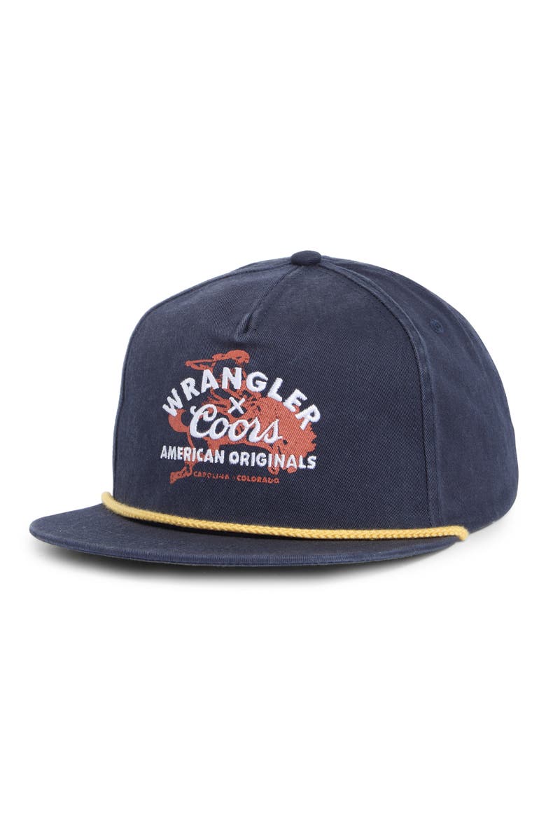 Embroidered Adjustable Hat, Main, color, NAVY