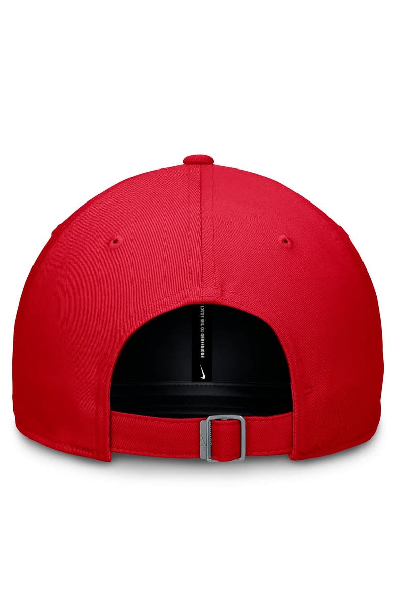 Nike Men's Nike Scarlet Ohio State Buckeyes Club Adjustable Hat, Alternate, color,