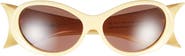 Collina Strada Cocoon 58mm Oval Sunglasses