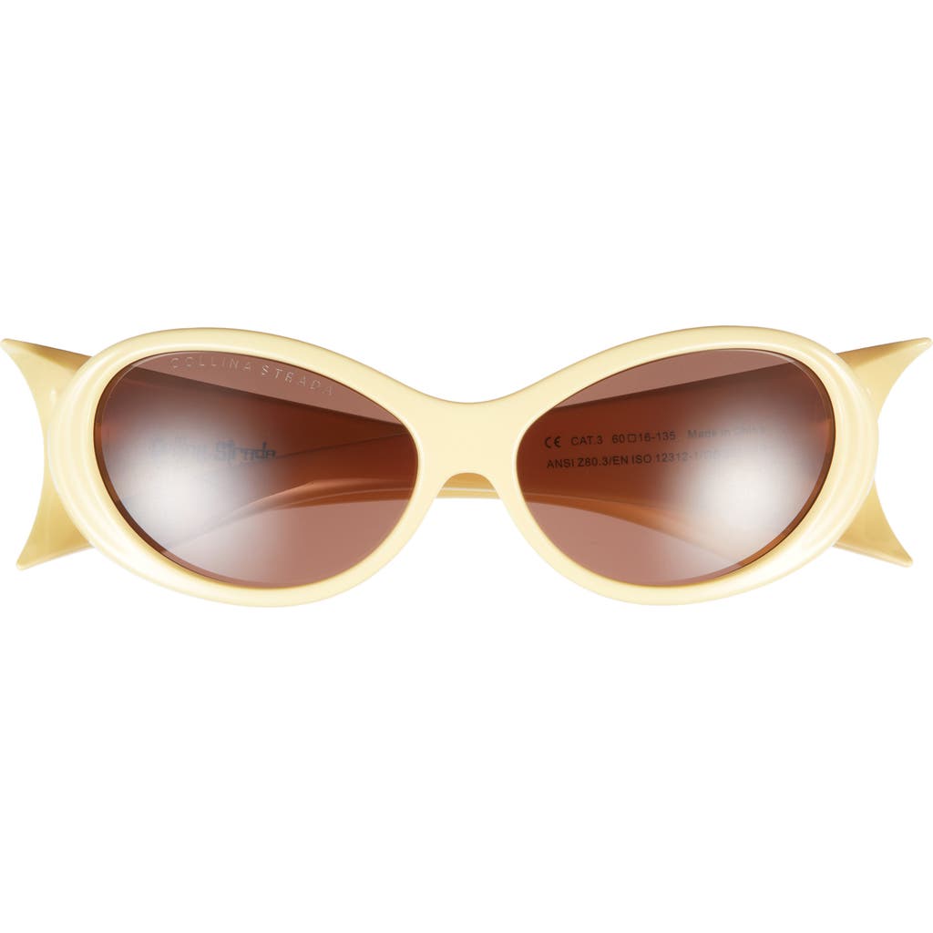 Collina Strada Cocoon 58mm Oval Sunglasses