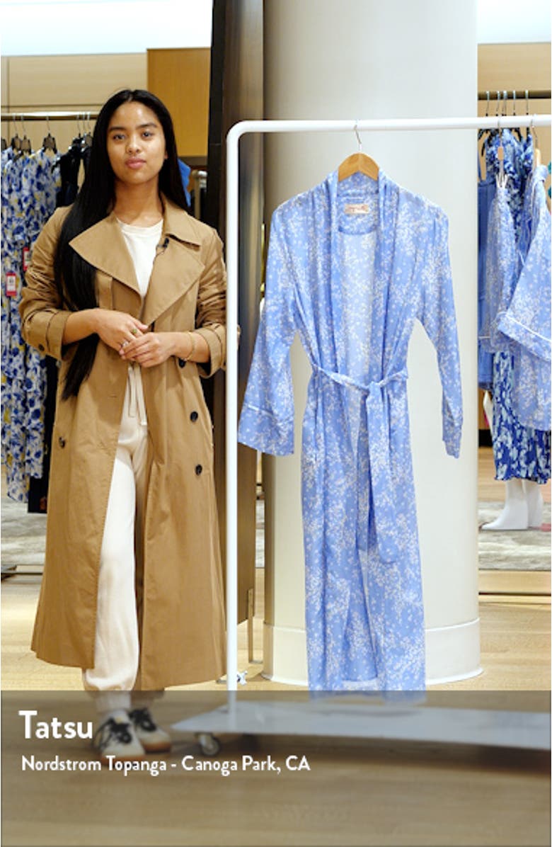 Cheri Blossom Cotton & Silk Robe, sales video thumbnail