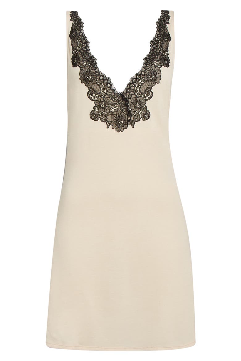 Luxe Shangri La Chemise, Alternate, color, PEARL
