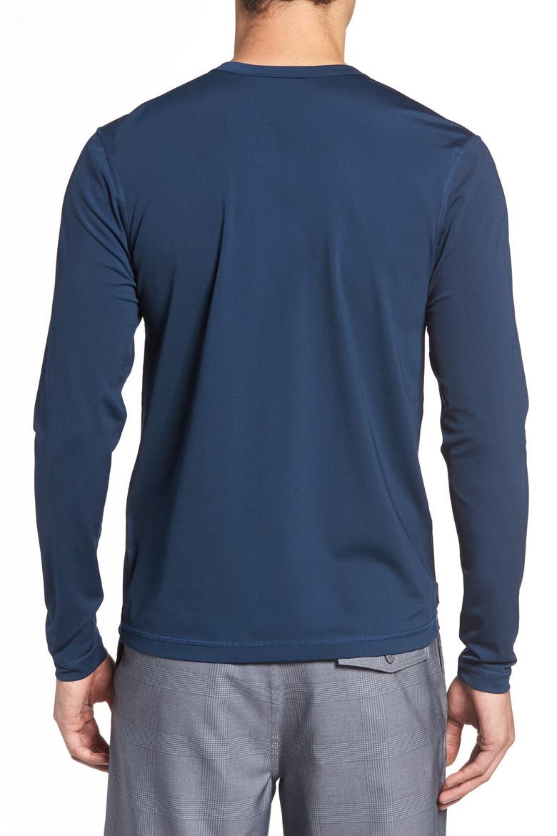 Long Sleeve Stretch Rashguard, Alternate, color, DEEP BLUE