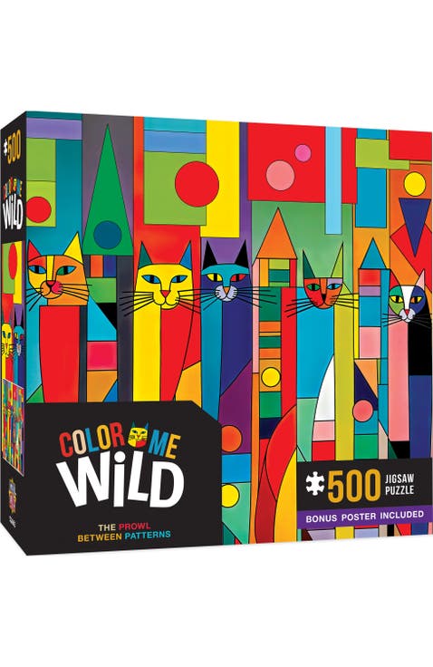Prowl Between Patterns 500 Piece Puzzle