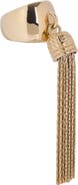 Balmain Brass Tassel Ring