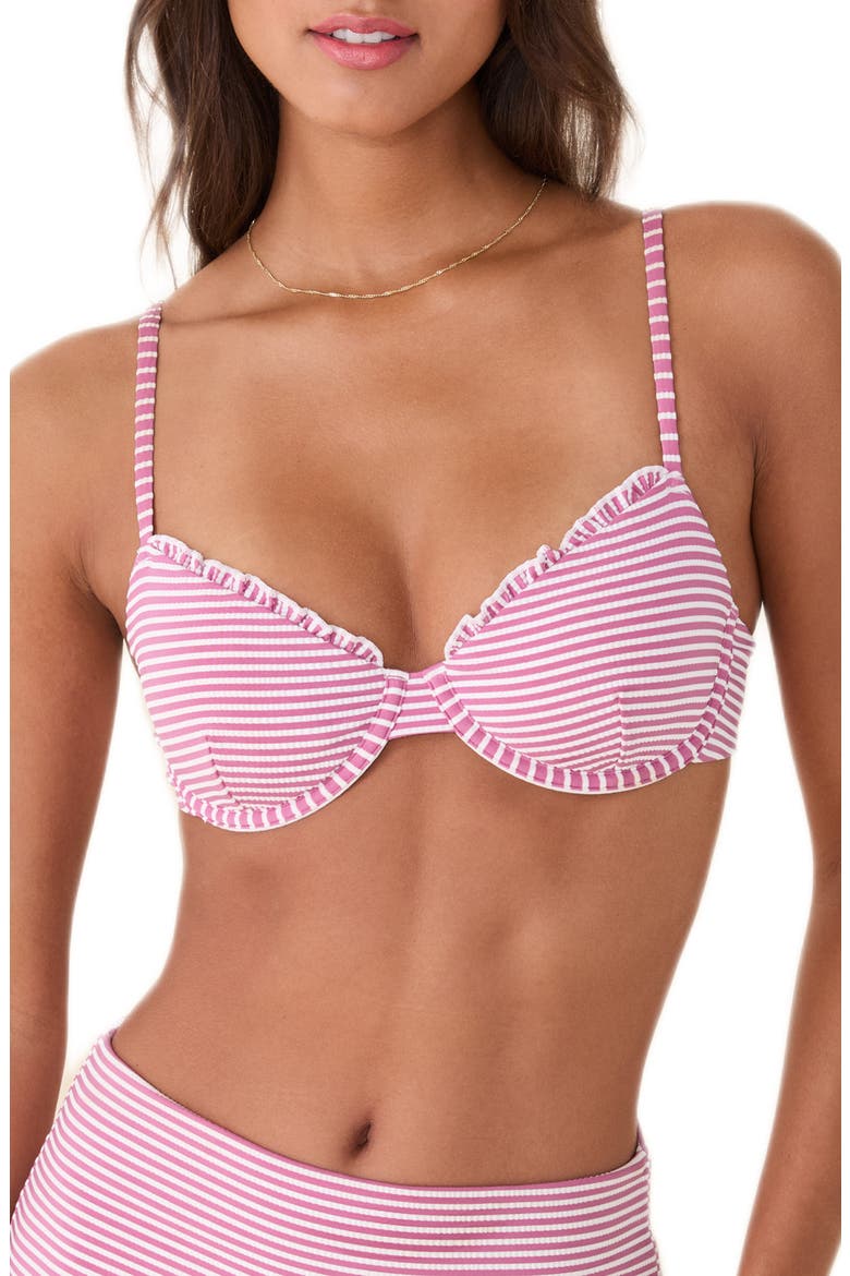 The Rosarito Underwire Bikini Top, Main, color, BLOOM
