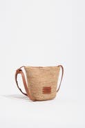 Bimba y Lola Raffia Woven Mini Bag