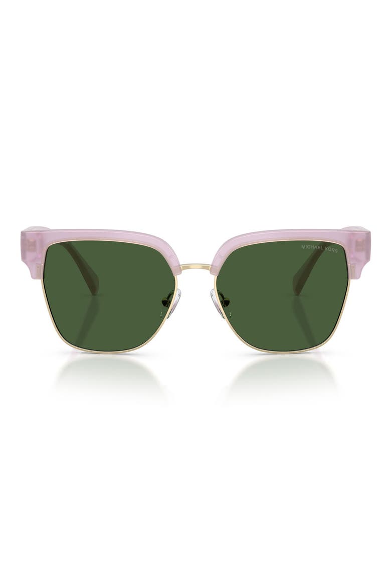 St. Eustatius 56mm Square Sunglasses, Main, color, WISTERIA / GREEN