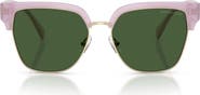 Michael Kors St. Eustatius 56mm Square Sunglasses
