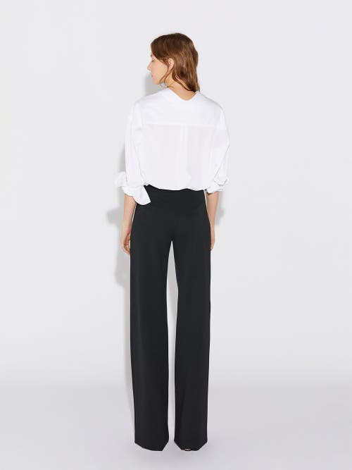 Callas Milano Anouk Stretch Jersey Wide Leg A-line Pant In Black