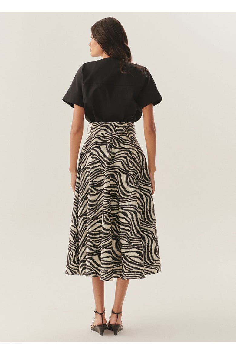 Celeste Cotton Blouse, Alternate, color, BLACK