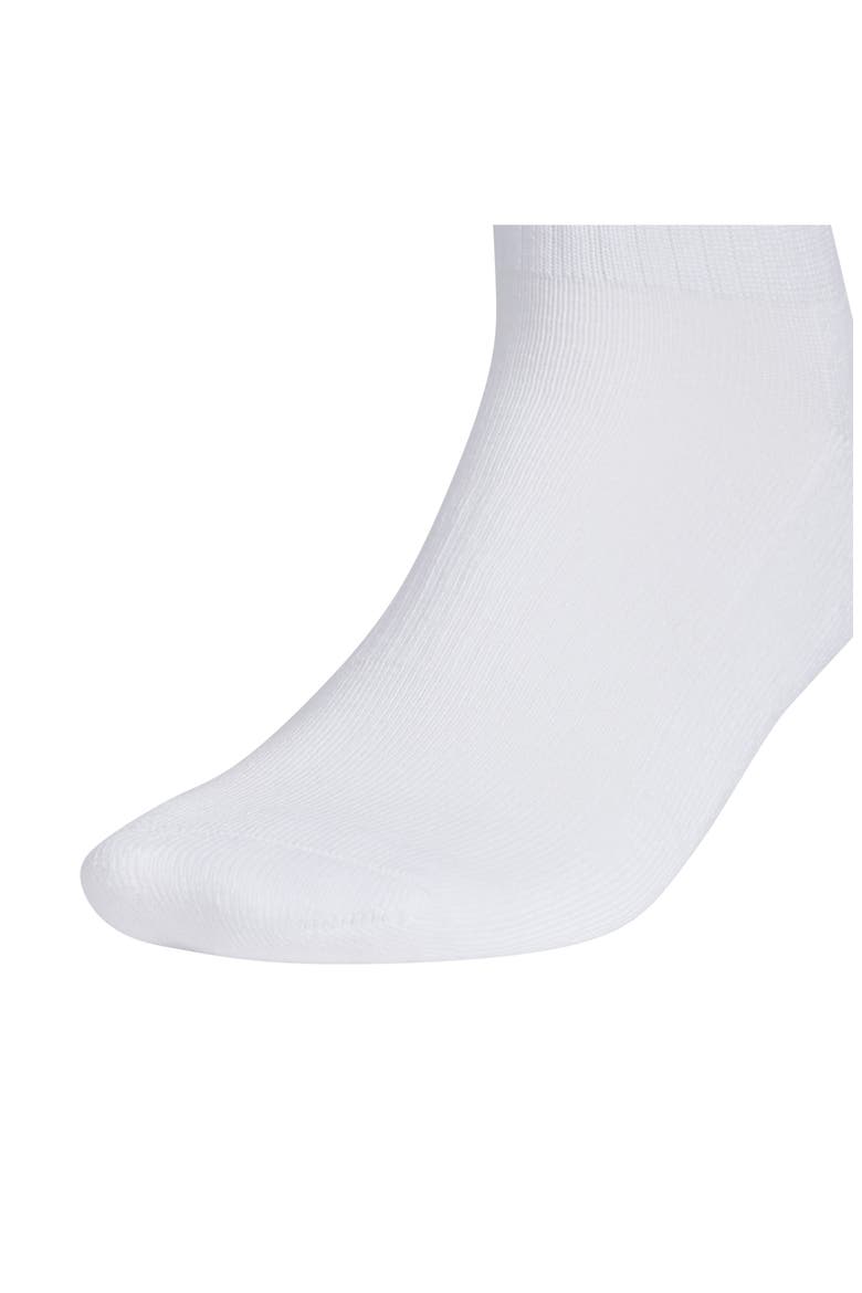 Assorted 3-Pack Cushioned Quarter Socks, Alternate, color, WHITE