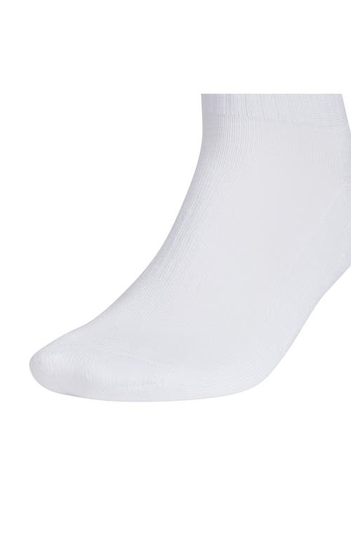 Adidas Originals Adidas Assorted 3-pack Cushioned Quarter Socks In White