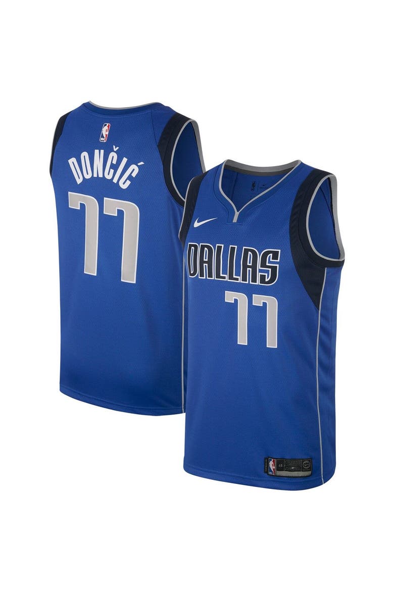 Men's Nike Luka Doncic Royal Dallas Mavericks Swingman Jersey, Main, color, Royal