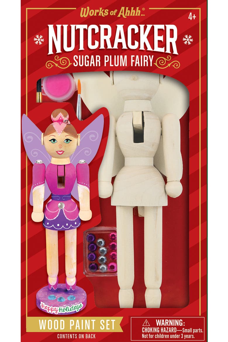 Nutcracker Sugar Plum Fairy Craft Kit, Main, color, Multicolor